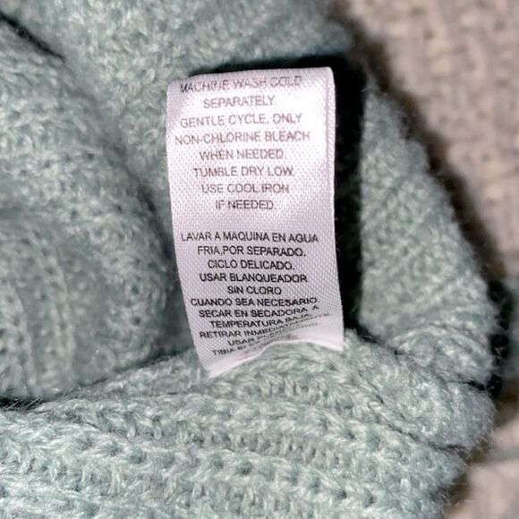 Full Circle Trends green sweater with fringe size 2X - Picture 6 of 6